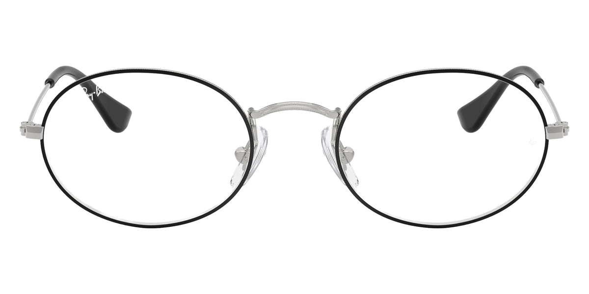 Ray-Ban RB9645V Oval 4064 46 - Black on Silver #id:ry9645v4064_s:100100