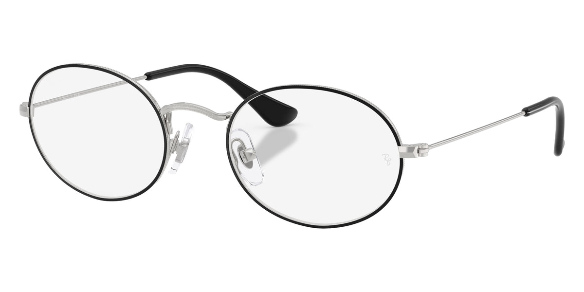 Ray-Ban RB9645V Oval 4064 46 - Black on Silver #id:ry9645v4064_s:100105