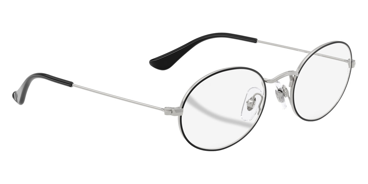 Ray-Ban RB9645V Oval 4064 46 - Black on Silver #id:ry9645v4064_s:100120