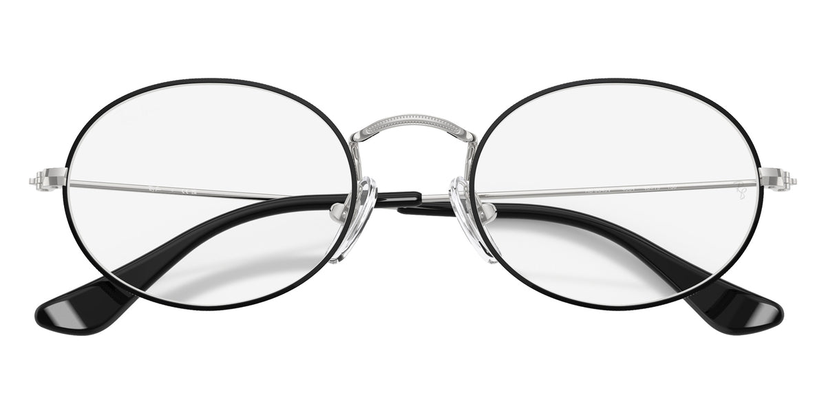 Ray-Ban RB9645V Oval 4064 46 - Black on Silver #id:ry9645v4064_s:100125