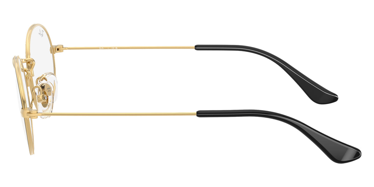 Ray-Ban RB9645V Oval 4086 46 - Black on Gold #id:ry9645v4086_s:104110