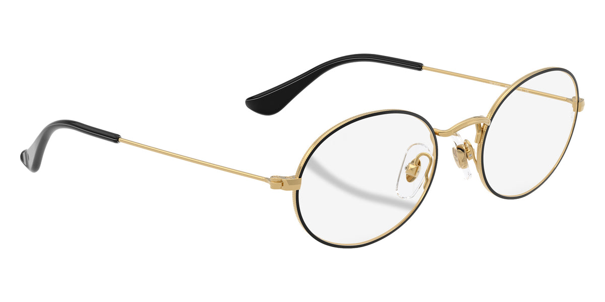 Ray-Ban RB9645V Oval 4086 46 - Black on Gold #id:ry9645v4086_s:104120