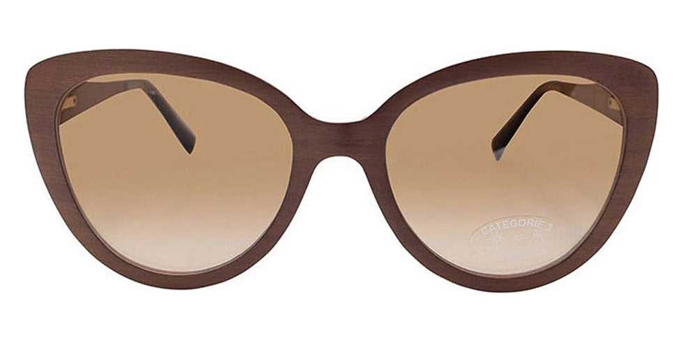 Gold & Wood GAW SABAH 03 55 - Brown Tanganyika/Coral Bolivar / Polarized Gray Gradient