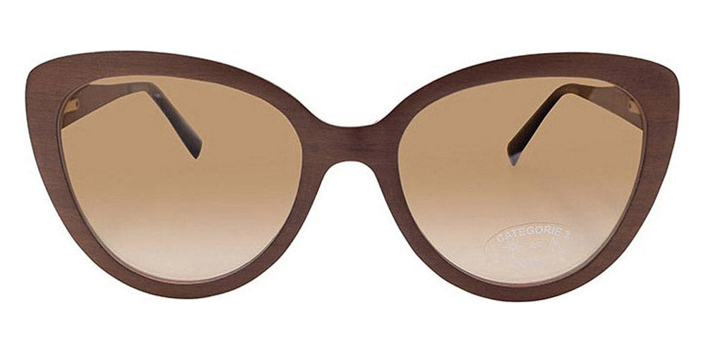 Gold & Wood GAW SABAH 03 55 - Brown Tanganyika/Coral Bolivar / Polarized Gray Gradient