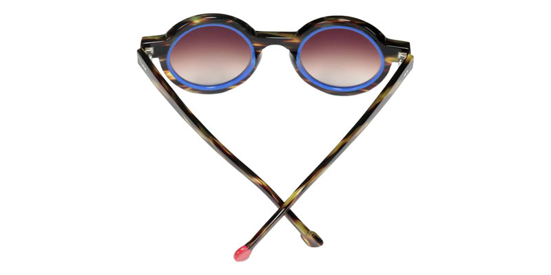 Sabine Be Be Addict Sun 120 45 - Tortoiseshell Veined Dark Shiny/Blue Majorelle Shiny #id:sbebeaddictsun120_s:108115