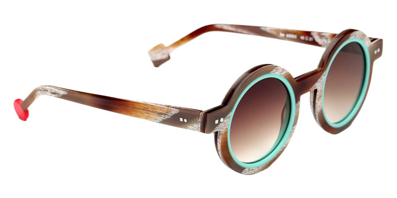 Sabine Be Be Addict Sun 378 45 - Horn Vintage Shiny/Turquoise Shiny #id:sbebeaddictsun378_s:118105