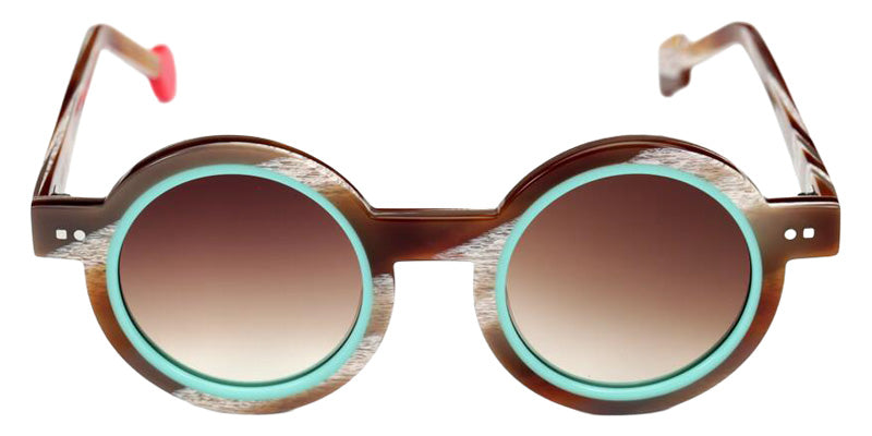 Sabine Be Be Addict Sun 378 45 - Horn Vintage Shiny/Turquoise Shiny #id:sbebeaddictsun378_s:118110