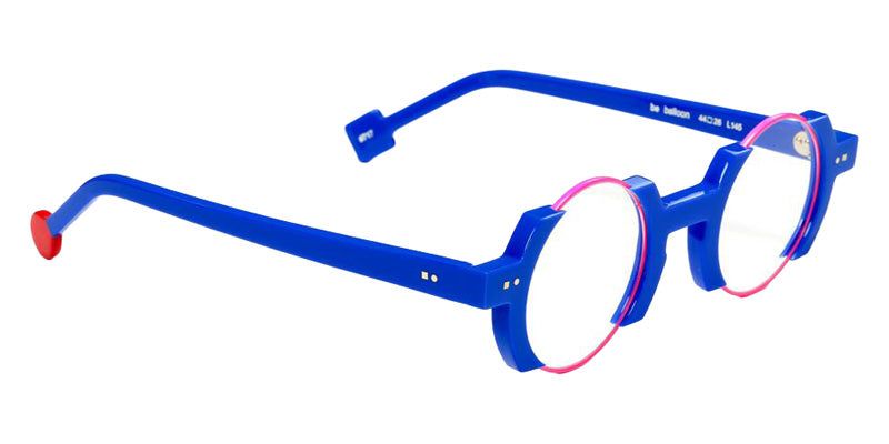 Sabine Be Be Balloon 717 44 - Blue Majorelle Shiny/Rose Fluorescent Satin #id:sbebeballoon717_s:102105