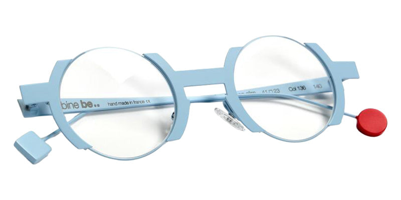 Sabine Be Be Balloon Slim 136 44 - Blue Pastel Satin #id:sbebeballoonslimt44136_s:122100