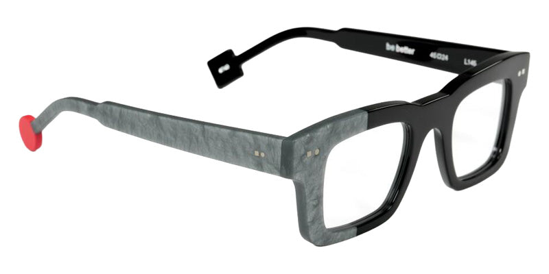 Sabine Be Be Better 740 45 - Black Shiny/Gray Mouse Marbled Matte #id:sbebebetter740_s:104105