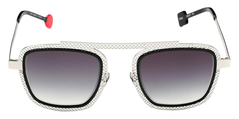 Sabine Be Be Boyish Hole Sun 860 52 - Palladium Polished/Black Satin #id:sbebeboyishholesun860_s:106110