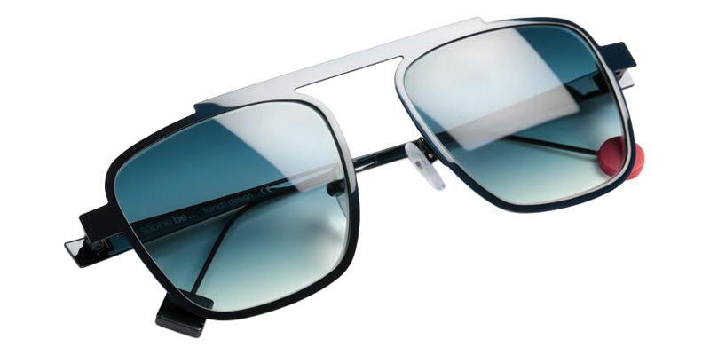 Sabine Be Be Boyish Sun 135 50 - Blue Marine Satin #id:sbebeboyishsun135_s:102100
