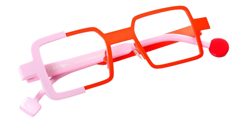 Sabine Be Be Cubic 878 44 - Orange Fluorescent Satin/Rose Pastel Shiny #id:sbebecubic878_s:106100