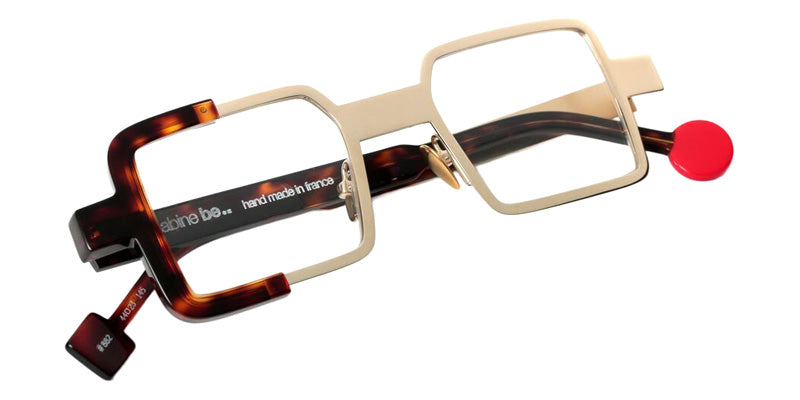 Sabine Be Be Cubic 882 44 - Or Yellow Polished/Tortoiseshell Cherry Shiny #id:sbebecubic882_s:114100