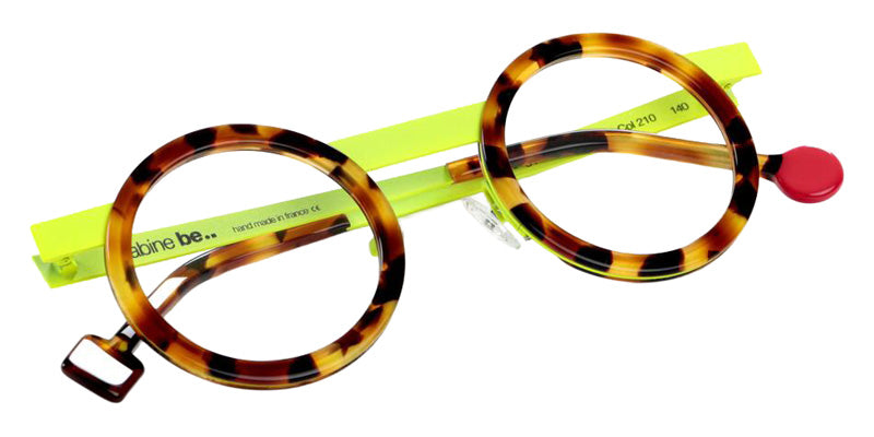 Sabine Be Be Gipsy 210 43 - Tortoiseshell Fawn Shiny/Yellow Fluorescent Satin #id:sbebegipsy210_s:102100