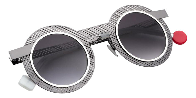 Sabine Be Be Gipsy Hole Sun 502 43 - Dark Ruthenium Polished Perforated/Palladium Polished #id:sbebegipsyholesun502_s:106100