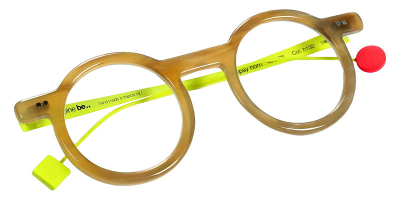 Sabine Be Be Gipsy Horn 132 43 - Yellow Fluorescent Satin #id:sbebegipsyhorn132_s:108100
