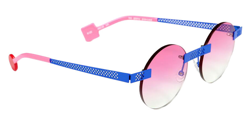 Sabine Be Be Gipsy Pierced Sun 122 48 - Blue Majorelle Satin #id:sbebegipsypiercedsun122_s:100105