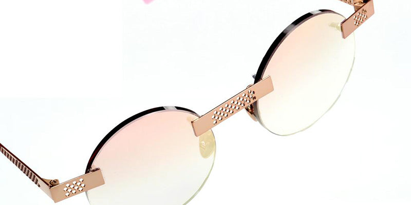 Sabine Be Be Gipsy Pierced Sun 140 48 - Or Rose Polished #id:sbebegipsypiercedsun140_s:106115