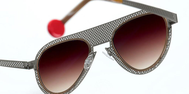 Sabine Be Be Legend Hole Sun 506 51 - Gray Taupe Satin Perforated/Or Rose Polished #id:sbebelegendholesun506_s:102115
