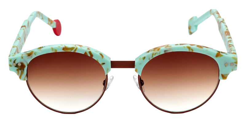 Sabine Be Be Master Pantos Sun 556 51 - Turquoise Marbled Matte/Camel Shiny #id:sbebemasterpantossun556_s:100110