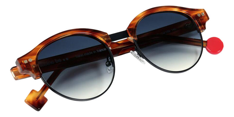 Sabine Be Be Master Pantos Sun 559 51 - Tortoiseshell Veined Blonde Shiny/Blue Night Satin #id:sbebemasterpantossun559_s:104100