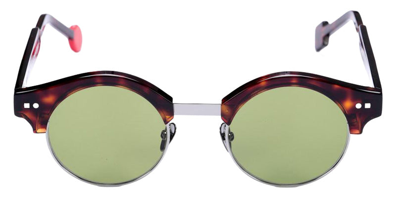 Sabine Be Be Master Round Sun 544 45 - Tortoiseshell Cherry Shiny/Ruthenium Polished #id:sbebemasterroundsun544_s:100110