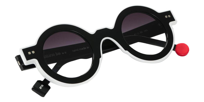 Sabine Be Be Pop Line Sun 710 41 - Black Shiny/White Shiny #id:sbebepoplinesun710_s:110100
