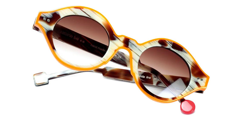 Sabine Be Be Smile Line Sun 528 45 - Horn Blonde Shiny/Orange Shiny #id:sbebesmilelinesun528_s:100115