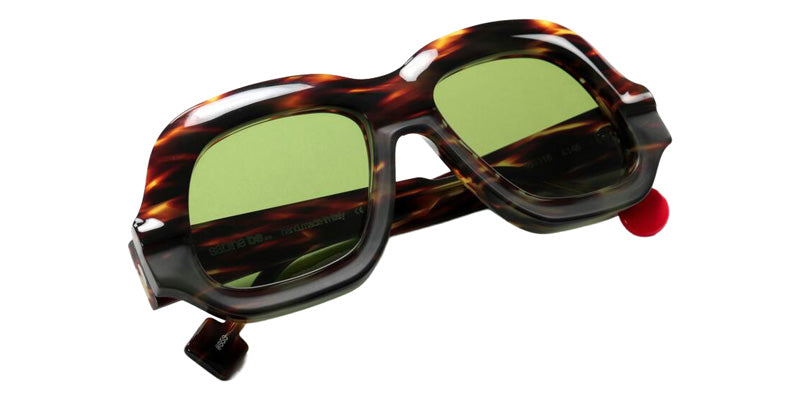 Sabine Be Be Stronger Sun 853 55 - Tortoiseshell Veined Dark Shiny/Tortoiseshell Veined Dark Matte #id:sbebestrongersun853_s:104100
