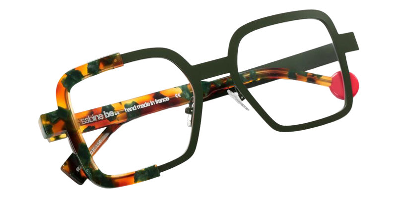 Sabine Be Be Stylish 825 53 - Khaki Satin/Tortoiseshell Fawn Khaki Shiny #id:sbebestylish825_s:112100