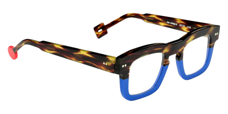 Sabine Be Be Swag Xl 699 46 - Tortoiseshell Veined Dark Shiny/Blue Majorelle Matte #id:sbebeswagxl699_s:102105