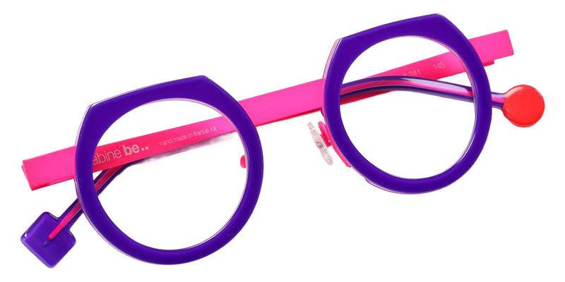 Sabine Be Be Twist 241 42 - Violet Shiny/Rose Fluorescent Satin #id:sbebetwist241_s:102100