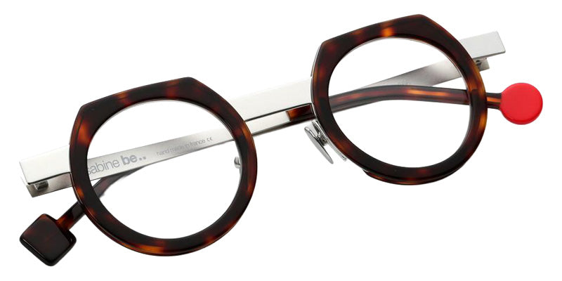 Sabine Be Be Twist 666 42 - Tortoiseshell Cherry Shiny/Palladium Polished #id:sbebetwist666_s:106100
