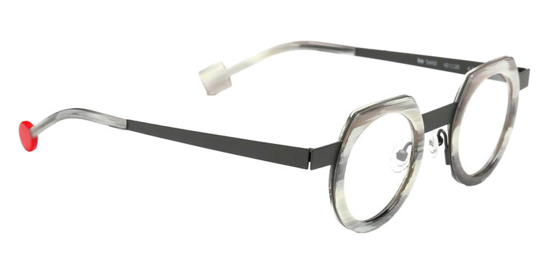 Sabine Be Be Twist 812 42 - Horn Gray Shiny/Gray Dark Satin #id:sbebetwist812_s:110105