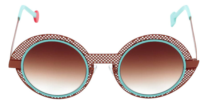 Sabine Be Be Val De Loire Hole Sun 494 50 - Camel Shiny Perforated/Turquoise Satin #id:sbebevaldeloireholesun494_s:102110