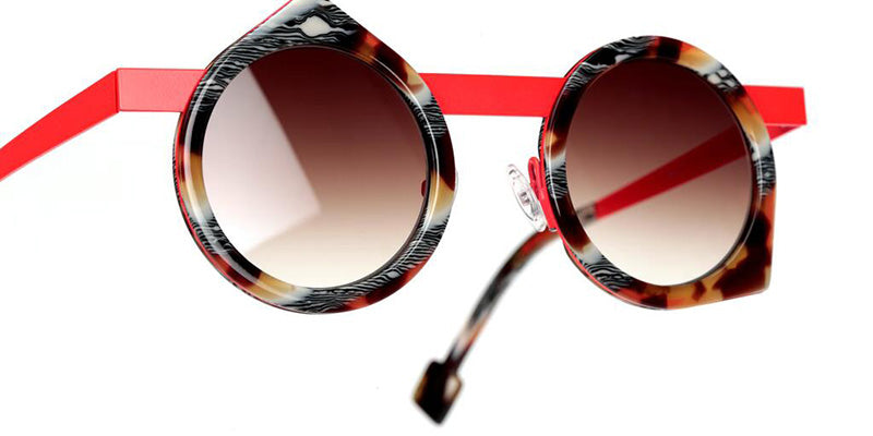 Sabine Be Be Yoon Sun 259 43 - Tortoiseshell Vintage Shiny/Orange Fluorescent Satin #id:sbebeyoonsun259_s:108120