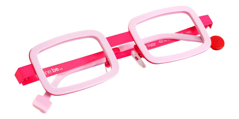 Sabine Be Be Ziggy 93_2 42 - Horn Matte/Rose Fluorescent Satin #id:sbebeziggy932_s:102100
