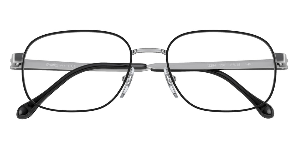 Sferoflex SF2294 526 55 - Top Black on Shiny Silver #id:sf2294526_s:100120