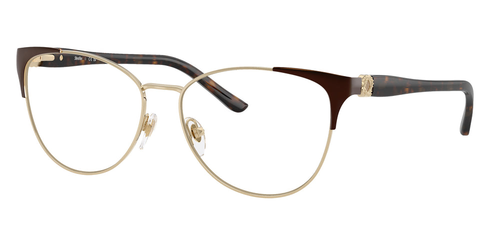 Sferoflex SF2603 534 53 - Shiny Pale Gold/Paper Havana #id:sf2603534_s:100105