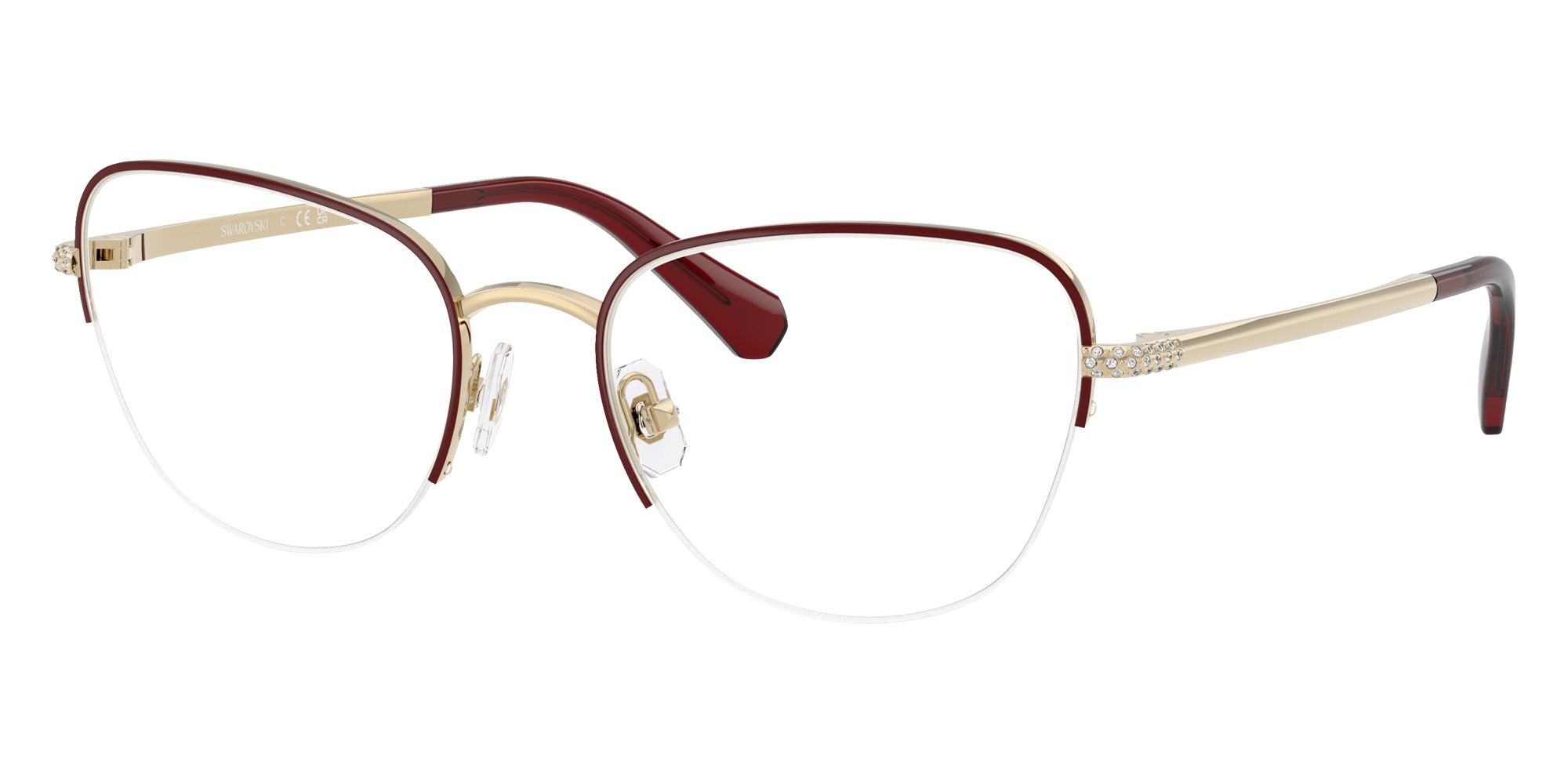 Swarovski SK1023 4038 52 - Pale Gold/Burgundy Gunmetal #id:sk10234038_s:112105