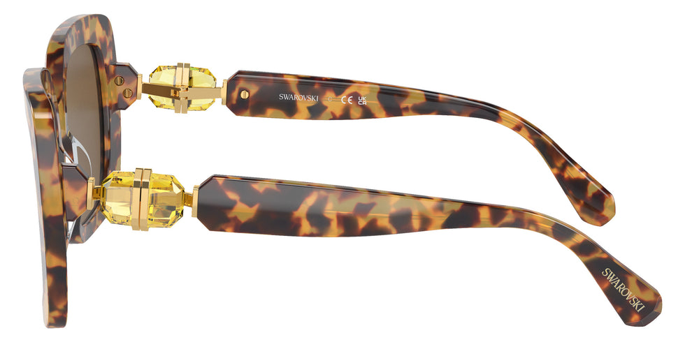 Swarovski SK6001 104073 55 - Light Havana / Dark Brown #id:sk6001104073_s:112110