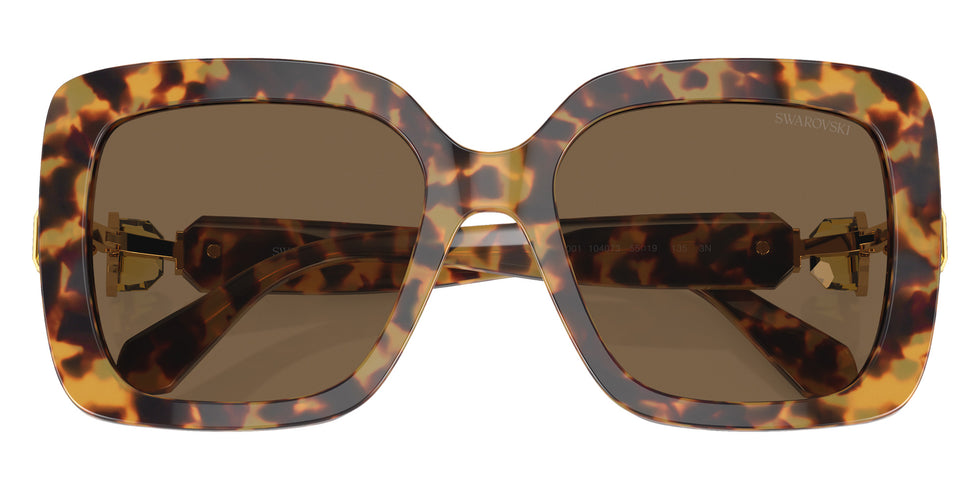 Swarovski SK6001 104073 55 - Light Havana / Dark Brown #id:sk6001104073_s:112120