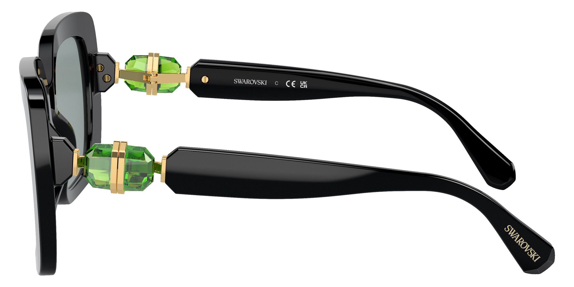 Swarovski SK6001F 1001/1 55 - Black / Dark Gray #id:sk6001f10011_s:100110