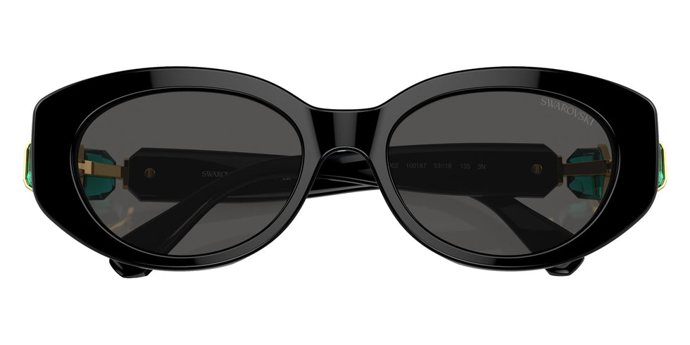 Swarovski SK6002 100187 53 - Black / Dark Gray #id:sk6002100187_s:102120