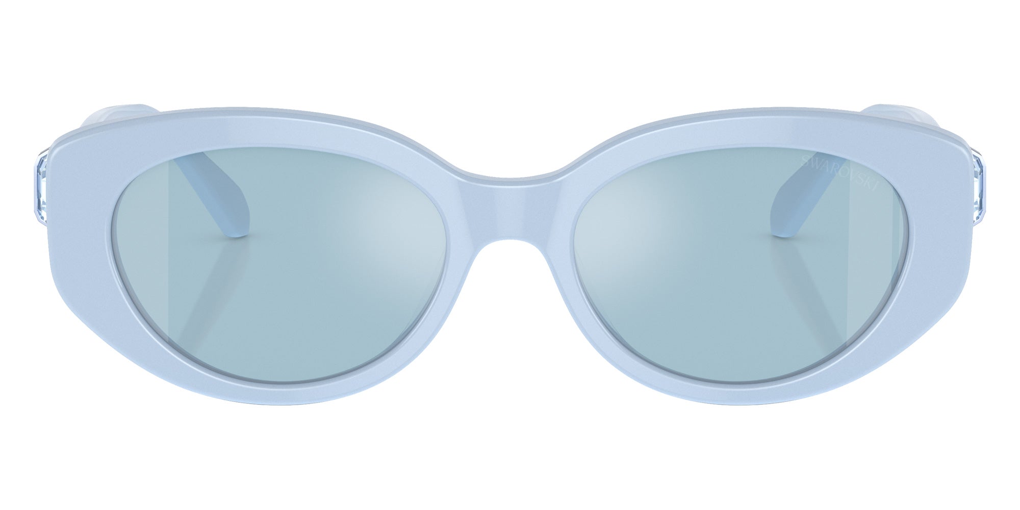Swarovski SK6002 1006N1 53 - Light Blue / Light Blue Mirrored Silver #id:sk60021006n1_s:108100