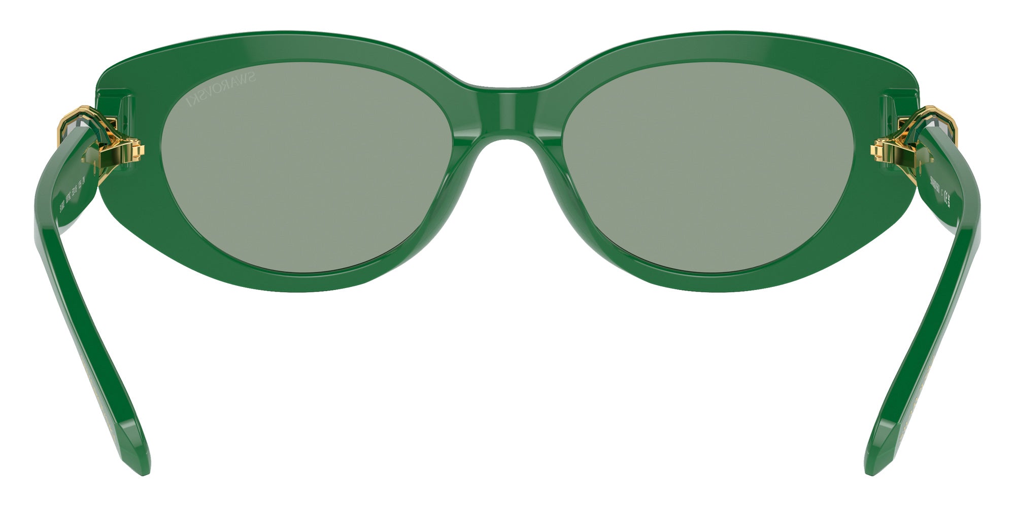 Swarovski SK6002 10079C 53 - Dark Green / Azure Internal Mirrored Silver #id:sk600210079c_s:110115