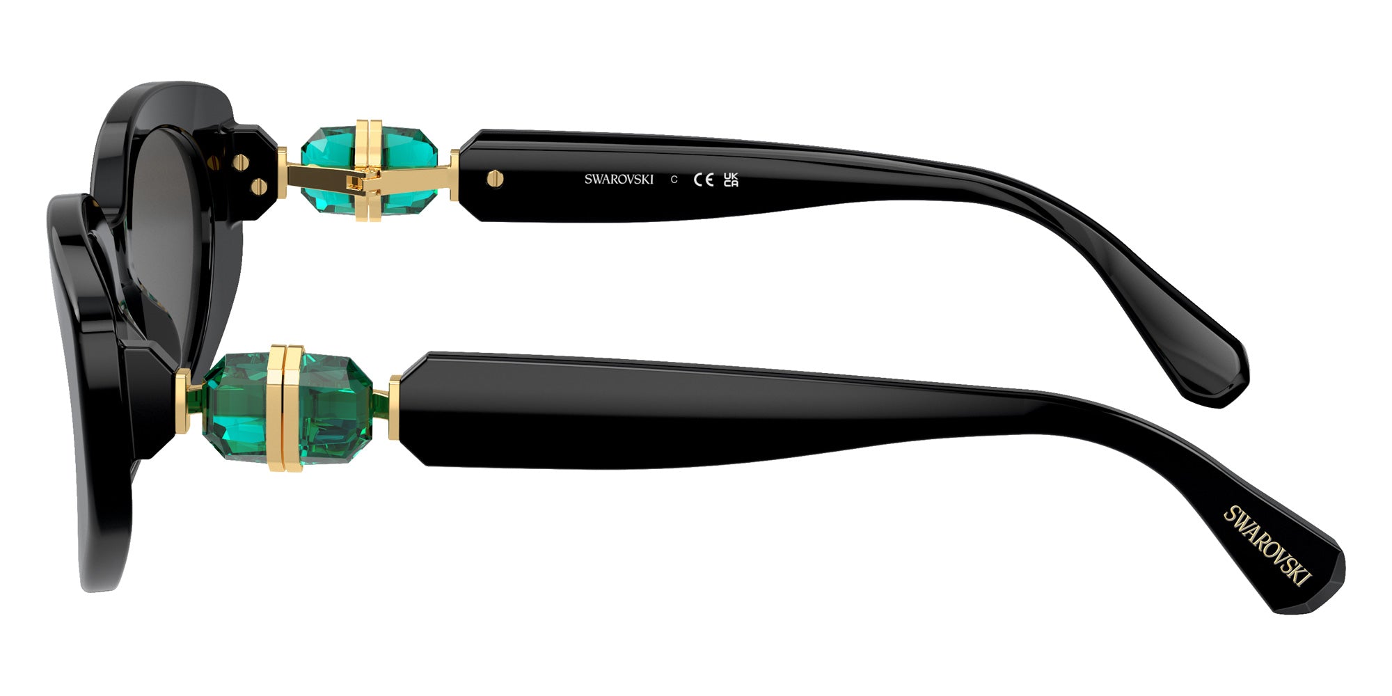 Swarovski SK6002F 100187 54 - Black / Dark Gray #id:sk6002f100187_s:102110