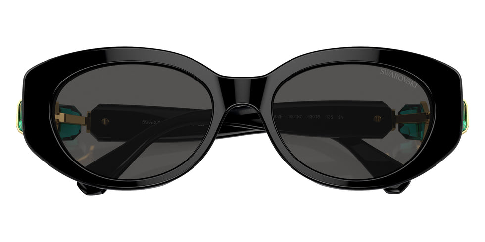 Swarovski SK6002F 100187 54 - Black / Dark Gray #id:sk6002f100187_s:102120