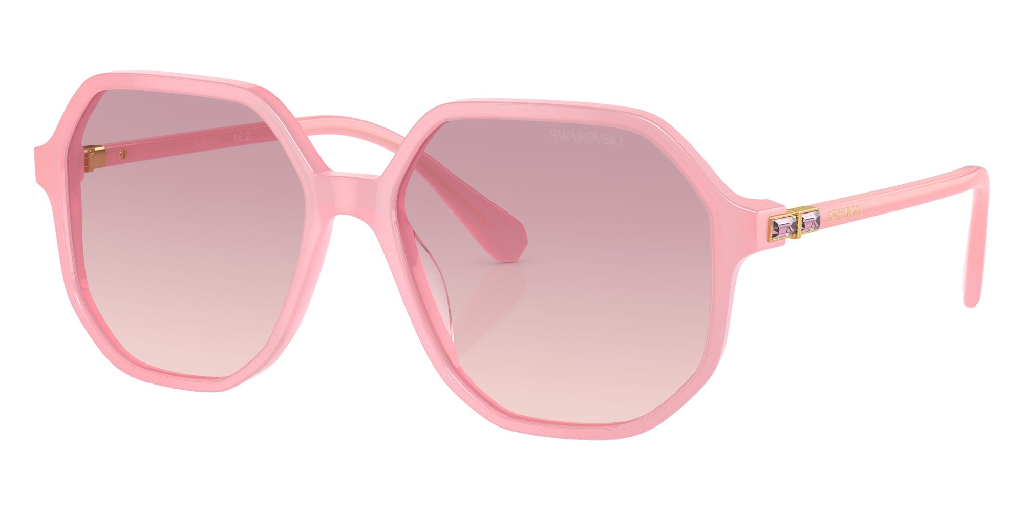 Swarovski SK6003F 200168 57 - Opaline Pink / Brown Gradient Violet #id:sk6003f200168_s:100105